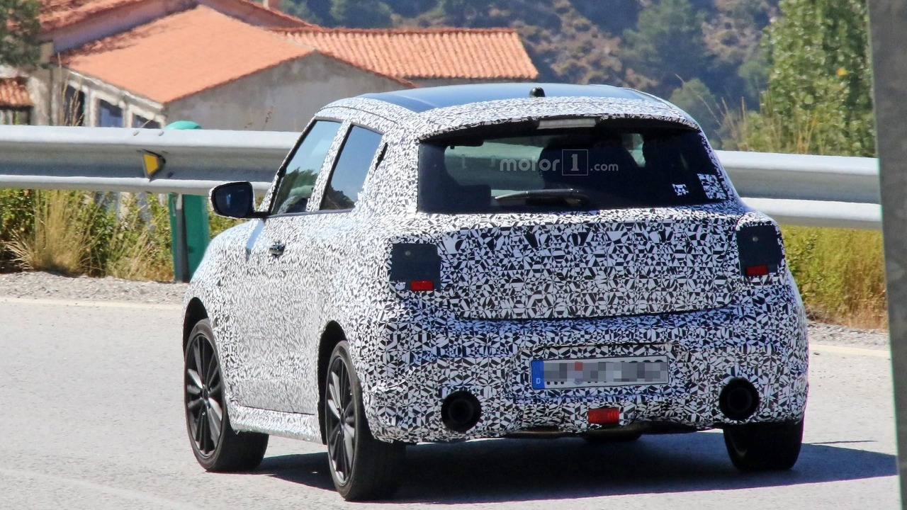 2017 Suzuki Swift Sport spy photo