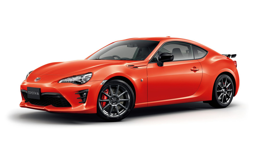 Orange Toyota 86 performance edition is ready to peel out in Japan