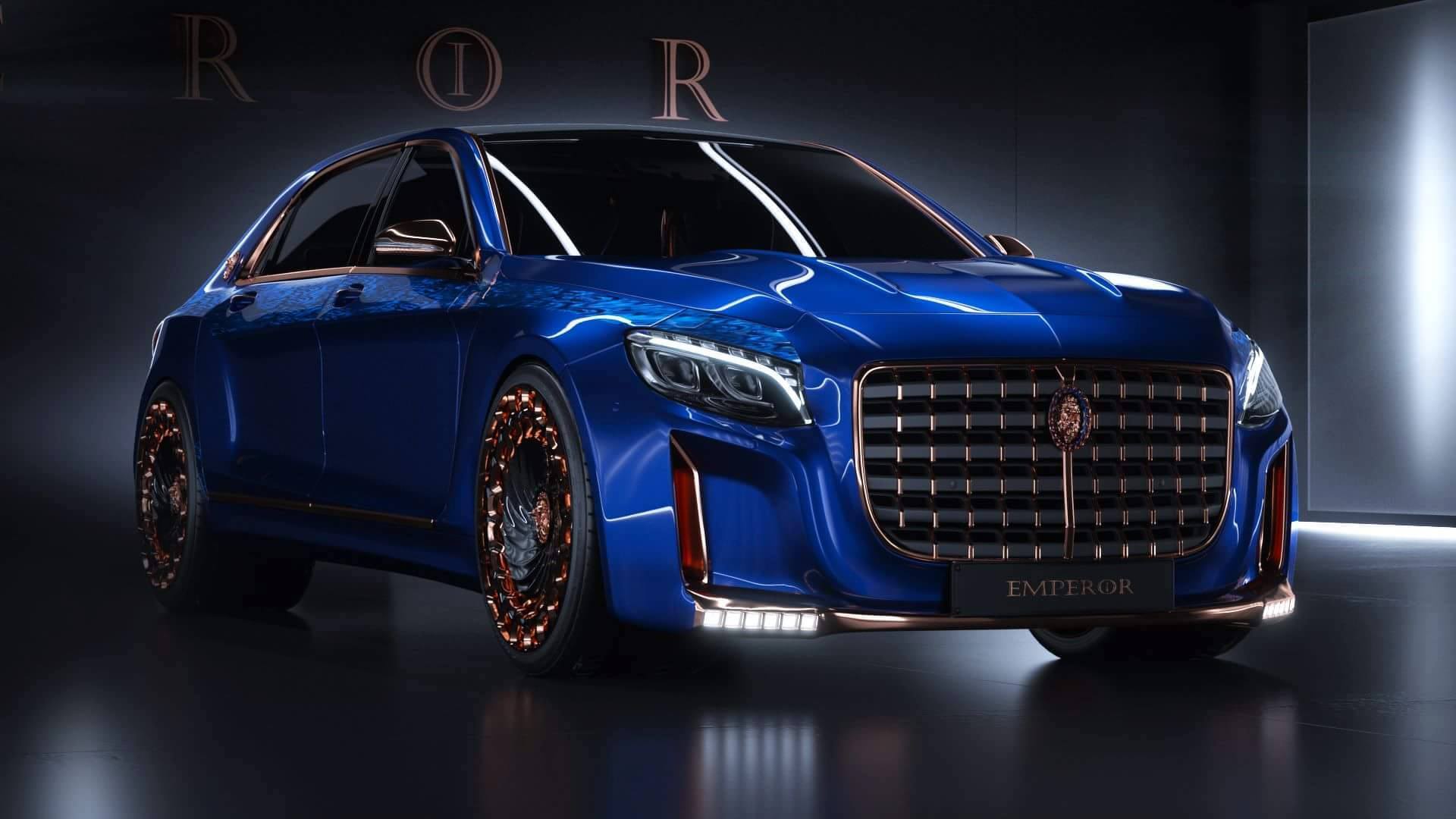 The Scaldarsi Emperor I is a Mercedes-Maybach S600 taken to 11 on the bad-taste scale