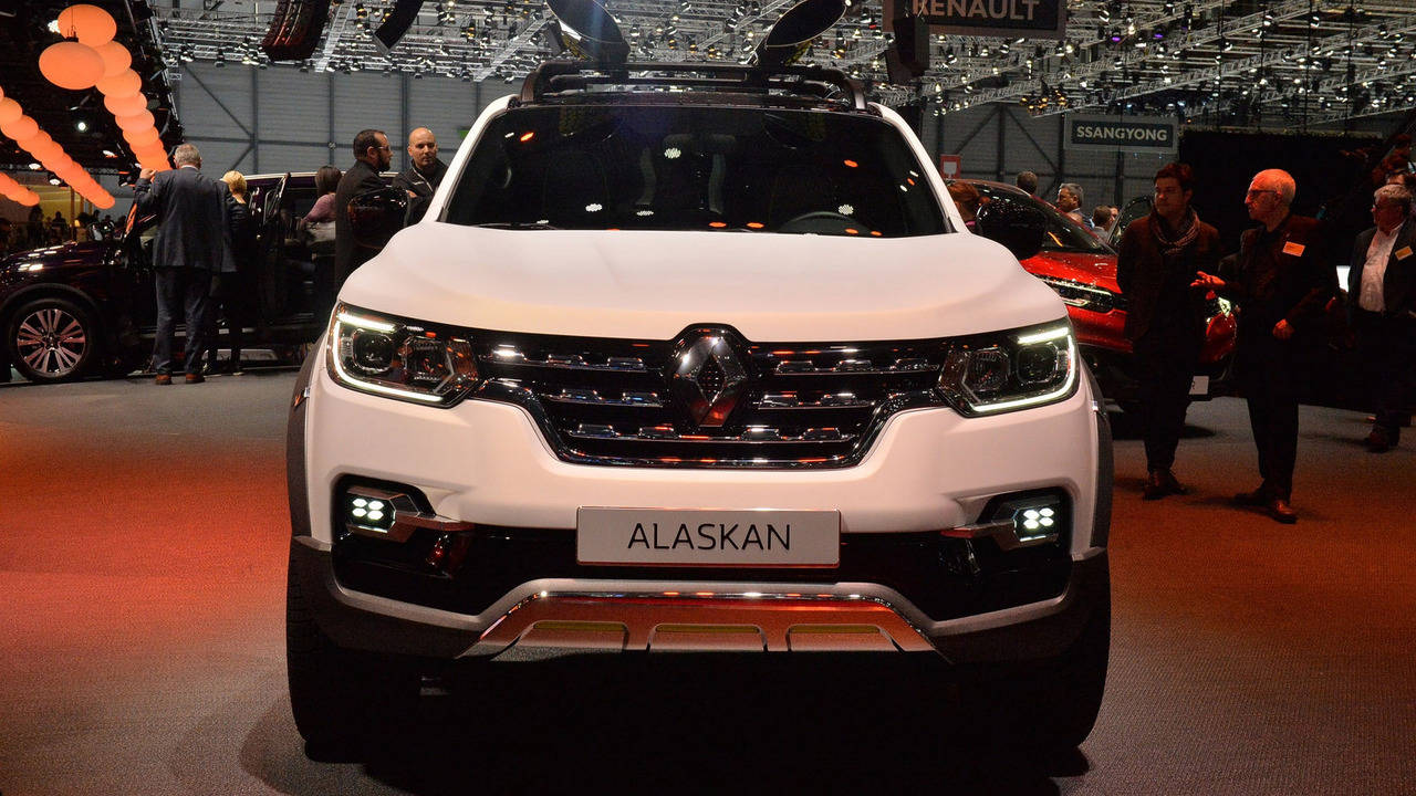 2017 Renault Alaskan live in Geneva